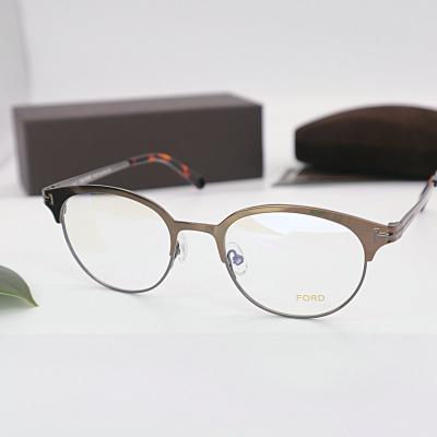 China Luxury Brand New Polarized Titanium Frame Prescription Mirror Frame TF5382 New Glass Men Sunglasses Fashion Trendy Optical Frame for sale