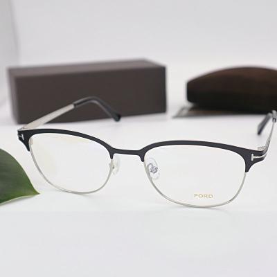 China Luxury Brand New Polarized Titanium Frame Prescription Mirror Frame New Glass Men Sunglasses Fashion Trendy Optical Frame TF5381 for sale