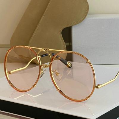 China 2022 Fashion Sunglasses Metal Brand Luxury Sunglasses Round Sunglasses for sale