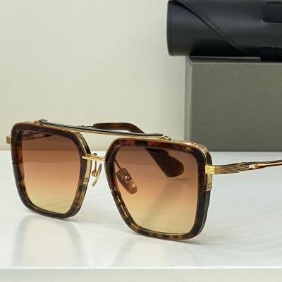 China Fashion Retro Sunglasses Metal Sunglasses Men Ladies Square Square Sunglasses OEM ODM Wholesale Polarized Lenses for sale