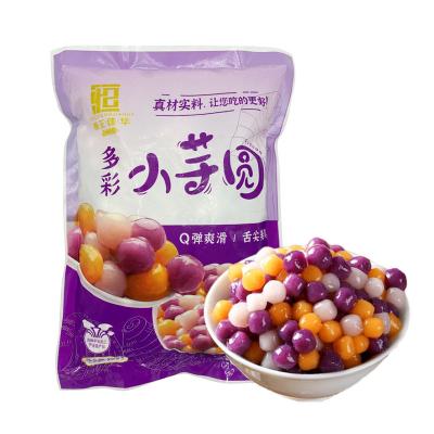 China PRESERVED Frozen Instant Dessert Milk Tea Ingredients Taro Balls 400g 24 Bags for sale