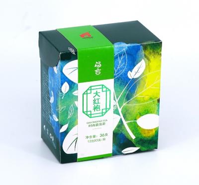 China 36g tea bag tea bag with exquisite package tea chinese wuyi rock tea da hong pao for sale