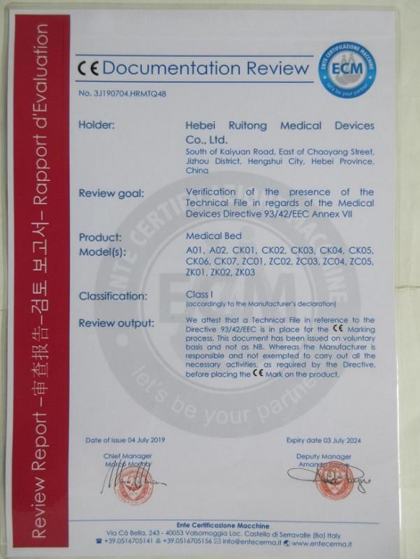 CE - Hebei Ruitong Medical Devices Co., Ltd.