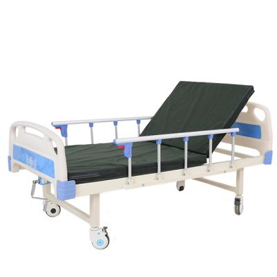 China Manual Easy Operate New Product Cheap Price Inpatient Nursing Medical Birdcatcher Bed One Crank Manual Hospital Bed for sale