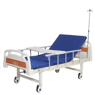 China CK04 Hospital Medical Manual Bed Furniture Crank Sheet Medical Hospital Bed for sale