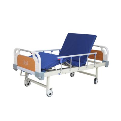 China Manual Easy Operate Hospital Bed With Two Crank Manual Hospital Bed Nursing Bed for sale