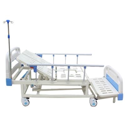 China Size 2000*900*500 Professionals Multifunctional Steel Nursing Hospital Home Care Manual Medical Bed with Toilet for sale