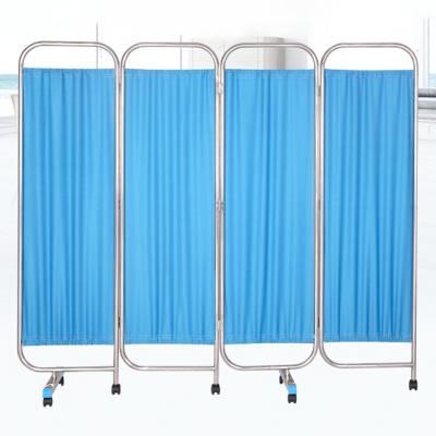 China Excellent Reputation Modern High Quality Hospital Medical Folding Ward Bed Side Screen Curtain for sale