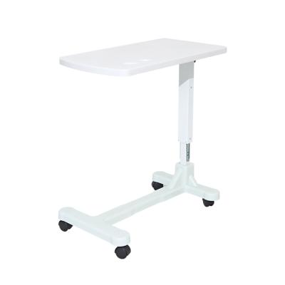 China Traditional Cheap Height Adjustable Hospital Bedside Patient Movable Over Bed Table For Hospital Bed for sale