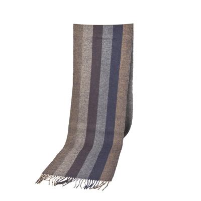 China Preservation 100% pure wool scarf custom made unisex double sided herringbone scarves winter warm for men for sale