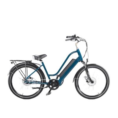 China New luxury 26 inch lithium battery 48V 750W mid drive IDS life electric bike city ebike for adults for sale