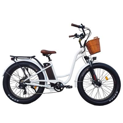 China Wholesale Cheap Lightweight Aluminum Alloy Lady 48V 500W City E-Bike Lithium Battery Step By Electric Bicycle For Adults for sale