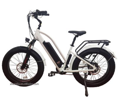 China Aluminum Alloy Fat Wheel 48V 500W/750W Bafang Motor Ebike Front Suspension Step Thru City Tire Beach Rear Cruiser for sale