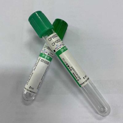 China High Compatibility Sodium Heparin Tubes For Blood Collection for sale