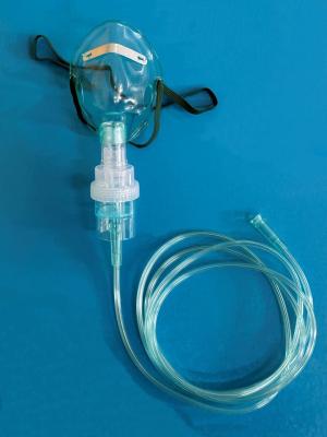 Cina Single Use Medical Nebulizer PVC Transparent Oxygen Mask With Tubing in vendita