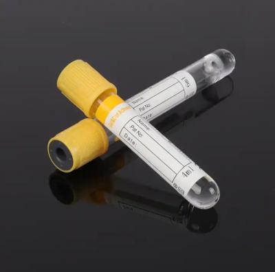 China Tubo activador de coágulos de gel tubo de sangre superior amarillo para recolección de sangre con gel de todos los tamaños de alta calidad en venta