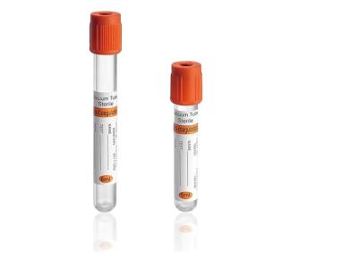 China Orange Spitzenproblut-Sammlungs-Rohre Gerinnungs-Rohr BD vacuum blood colletion tube zu verkaufen