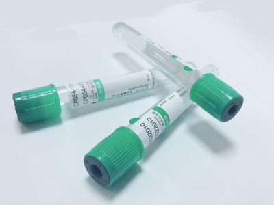 Chine CE stable ISO13485 de tube de dessus de vert d'héparine de sodium de représentation diplômée à vendre