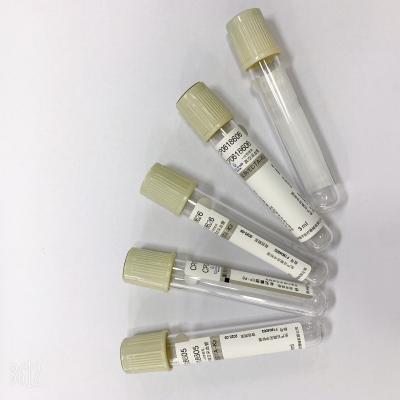 China Tubo médico de la colección de la sangre del vacío del tubo de la sangre de la glucosa 13*100 no reutilizable en venta