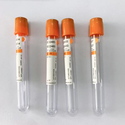 China 1ML-6ML Clot Activator Tube For Clinical Examination Biochemical Test for sale