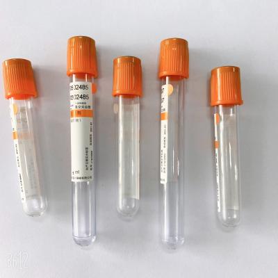 China El tubo disponible de la colección de la sangre del vacío modificó funcionamiento del establo para requisitos particulares 1-10ml en venta