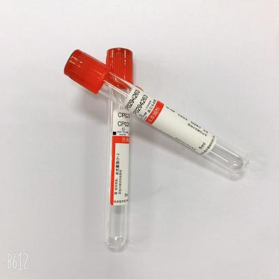 China Sterile Plain Blood Collection Tube Red Cap Top   12x75 13x75 16x100 for sale