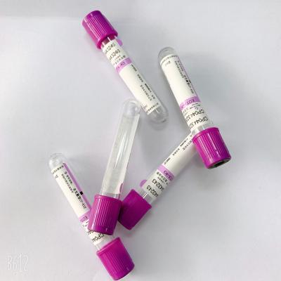 China Professional  K3 K2 EDTA Tube 2m 3ml 5ml Whole Blood  Grouping for sale