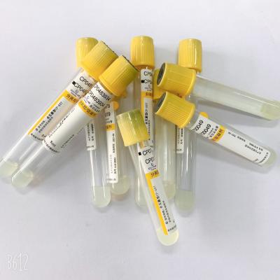 China Plastic / Glass Gel Clot Activator Tube For Emergency Serum Biochemical Test for sale