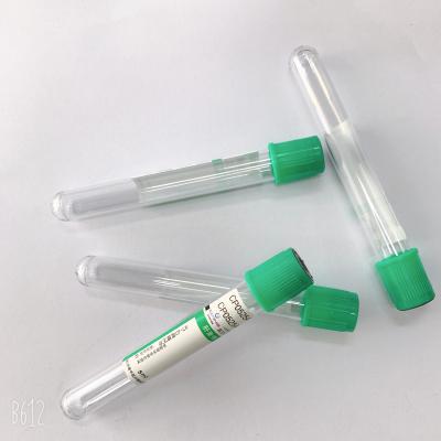 中国 ゲルの分離器が付いている避難させた血のコレクションのヘパリンのリチウム管3ml/5ml/10ml 販売のため