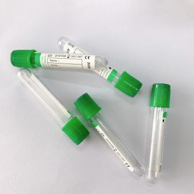 China 3ml Medical Sodium 	Lithium Heparin Tube Sodium Citrate Blood Tube for sale