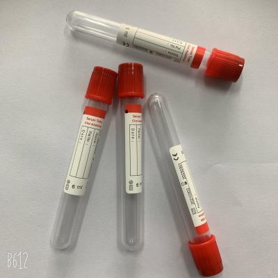 中国 16X100 10ML ISO13485 Bd vacuum blood colletion tubeの血清の管 販売のため