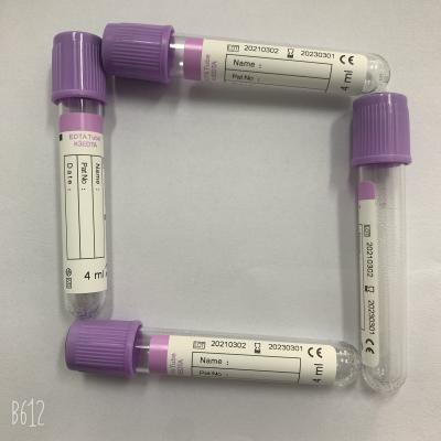 Chine Tubes cliniques stérilisés jetables de la hématologie K2edta à vendre