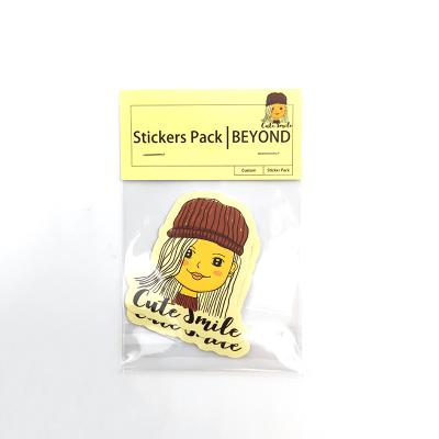 China 50pcs Vinyl Stickers Waterproof+Eco-friendly Personalizedos Random Pack Set Custom Plastic Die Cut Sticker China for sale