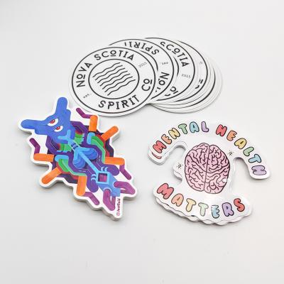 China Waterproof+Eco-friendly Waterproof UV Coated Vinyl Removable Custom Die Cut Personalized Stickers for sale