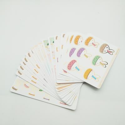 China Waterproof+Eco-friendly Adhesive Custom Cute Cartoon Kiss Cut Sticker Gold Foil Sticker Sheet for sale