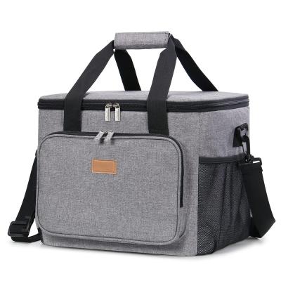 China Wholesale Waterproof Recycled Cooler Tote Zipper Bag Portable Outdoor Soft Beach Thermal Picnic Insulated Food Lunch Cooler for sale