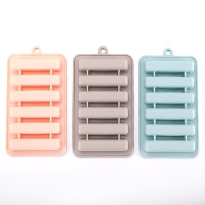 China Viable High Quality Factory Food Class Silicone Ice Cream Tools Wholesale Ice Cube Tray Box for sale