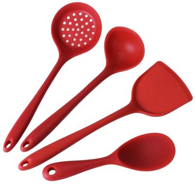 China Sustainable Hot Sale Food Grade Silicone Kitchenware Tool Kit Kitchen Utensil Set Eco-friendly Heat Resistant for sale