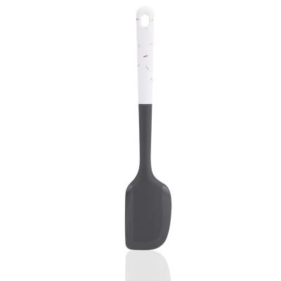 China Wholesale High Quality Viable Nonstick White Durable Kitchen Factory Silicone Cooking Set Spatulas for sale