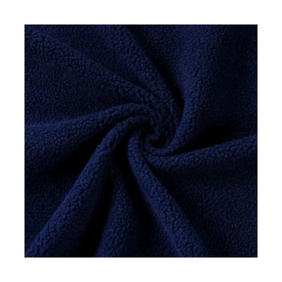 China Wholesaler Tear-resistant Granular Sherpa Velvet Fabric Polyester 100% Granular Velor for sale