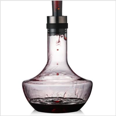 China Hot Selling Viable Borosilicate Glass Bottle Glass Wine Decanter Whiskey Wine Decanter Bottles For Bar for sale