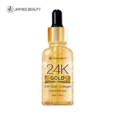 China Moisturizer JMFREE Hot Selling Skin Care Serum Oem Organic Anti-Aging Moisturizing Collagen 24k Gold Face Serum for sale