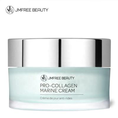 China Anti-aging JMFREE Private Label Organic Vegan Nourishing Smooth Collagen Marine Cream  Anti Aging Day Face Cream for sale