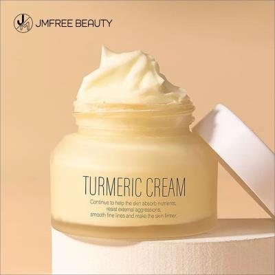 China Whitening JMFREE Private Label Skin Care Moisturizing Whitening Facial Cream Anti Acne Brightening Turmeric Face Cream for sale