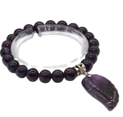 China Wholesale Europe Latest Design Natural Energy Crystal Bead Bracelet High Quality Round Healing Yoga Exercise for sale