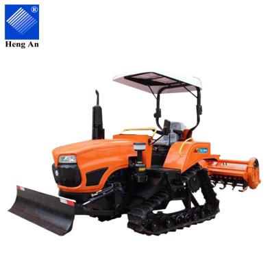 China Cheap Agricultural Farms Crawler Tractor With Rubber Track for sale