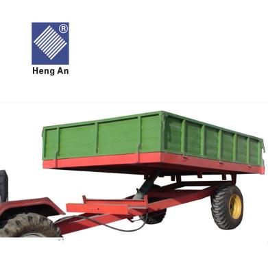 China Farm Garden Tractor Europe Tilting Type Hydraulic Dump 3 To 5 Ton Trailer for sale