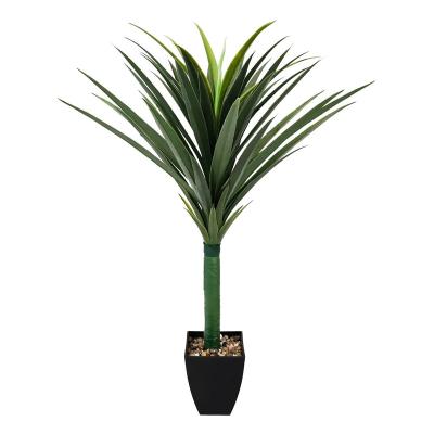 China 90cm/3ft Wholesale Fake Blood Plastic Dragon Tree Artificial Plants Dracaena Tropical Plant Leaf Decoration Dracaena Marginata Fragrans for sale