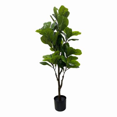 China Factory Wholesale Plastic Artificial Trees 130cm Height Cheap Artificial Bonsai Tree For Garden Decoration for sale