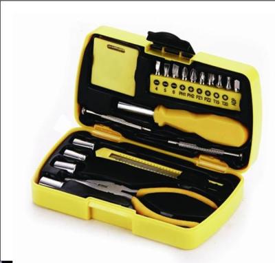 China 20 pcs mini tool set ,with pliers ,tape, knife ,sockets . for sale